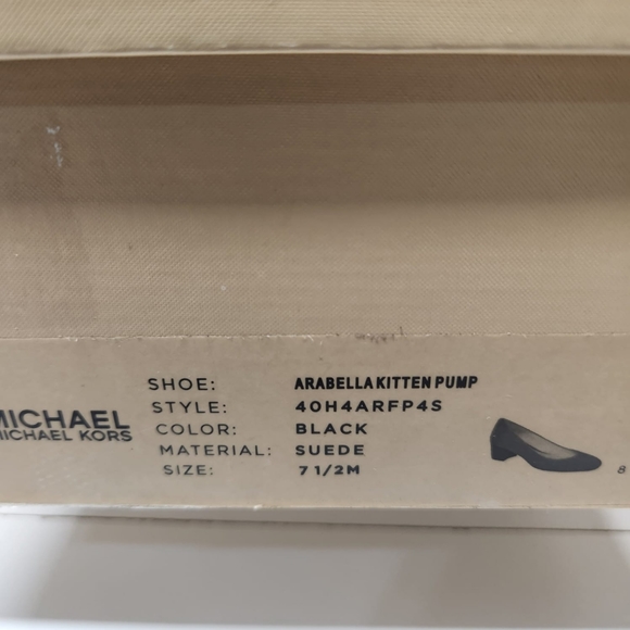 Michael kors Arabella kitten pump black Suede - Picture 6 of 8